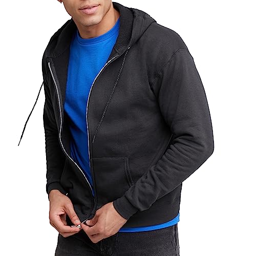 Men's Zip Hoodie Black