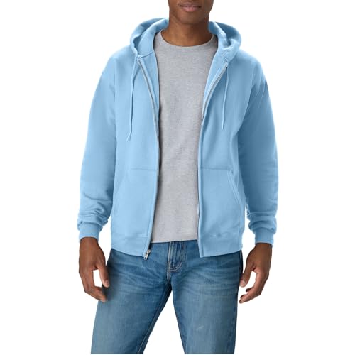 Men's Zip Hoodie Blue