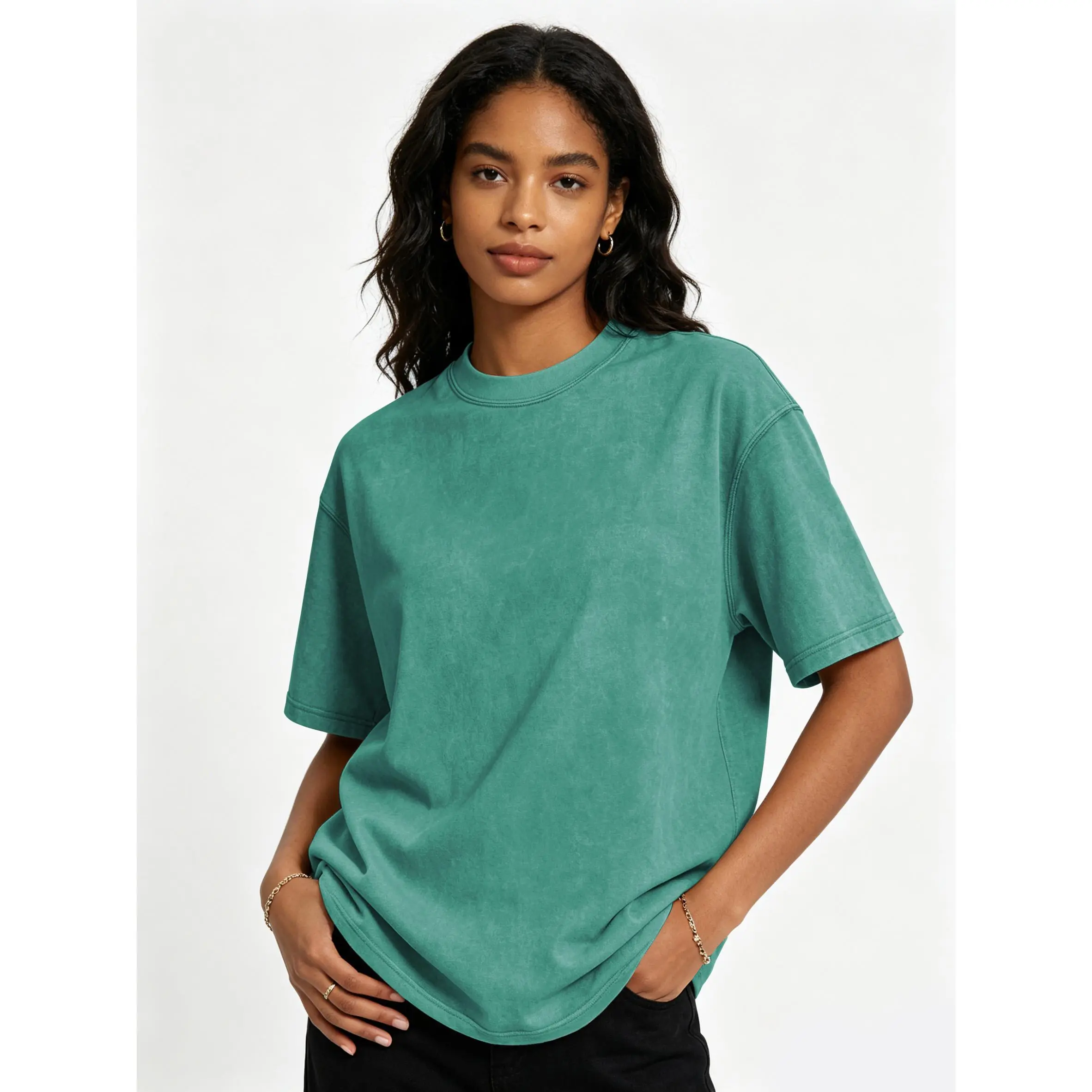 Women's cotton acid wash t-shirt product image 10
