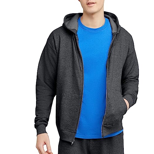 Men's Zip Hoodie Grey