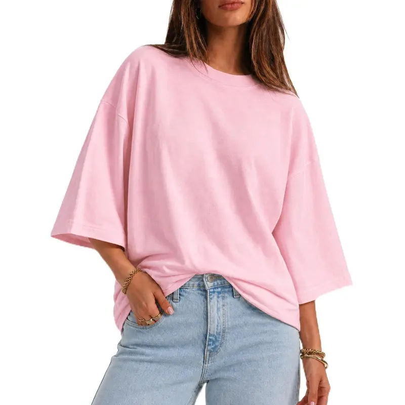 Women's oversized cotton t-shirt product image 17