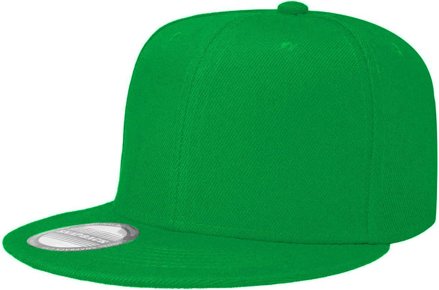 Aurora Base Classic Adjustable Snapback Hat Kelly Green