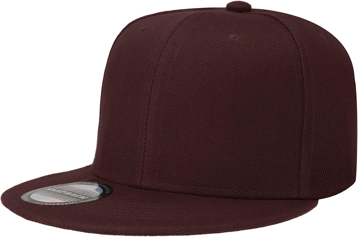 Aurora Base Classic Adjustable Snapback Hat Brown