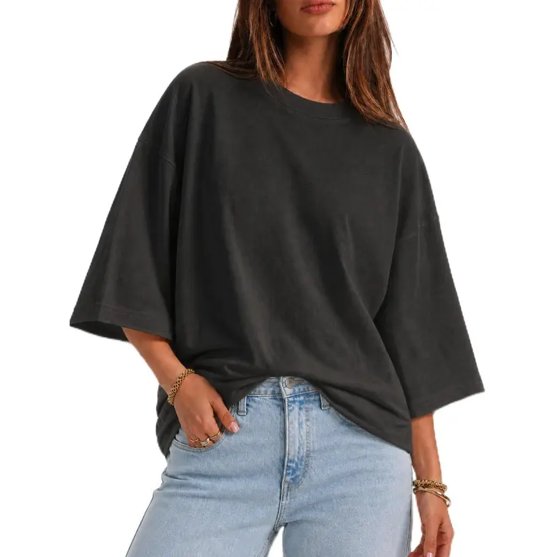 Women's oversized cotton t-shirt product image 14