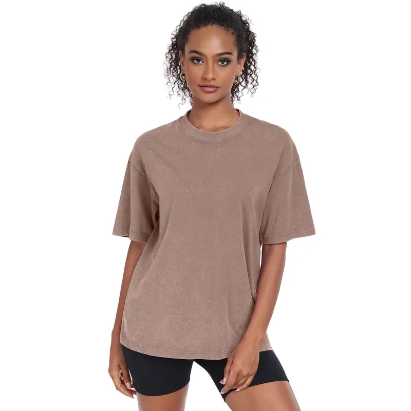 Aurora Base Women's Oversized Acid Wash T-Shirt product image 11