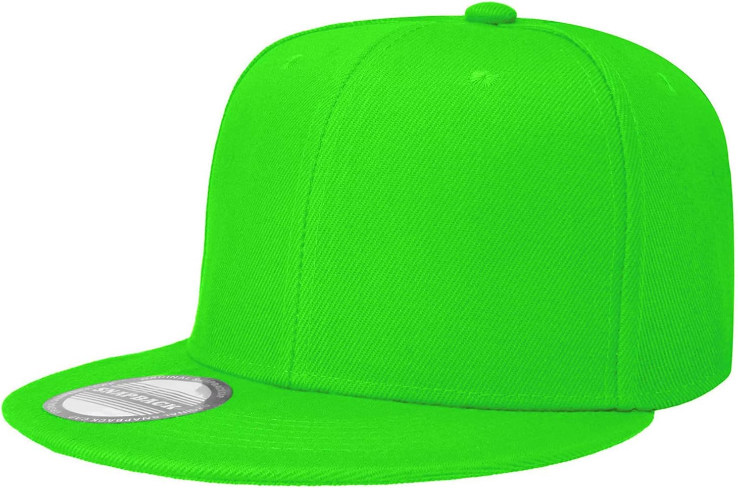 Aurora Base Classic Adjustable Snapback Hat Light Green