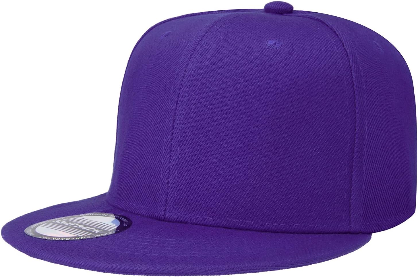 Aurora Base Classic Adjustable Snapback Hat Purple