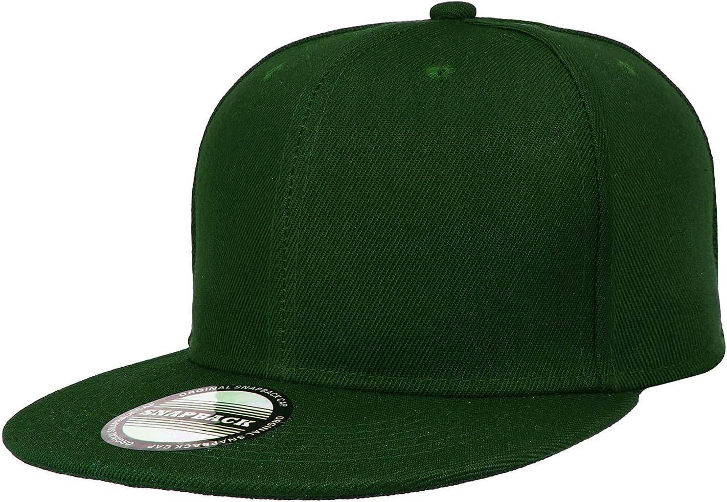 Aurora Base Classic Adjustable Snapback Hat Hunter Green