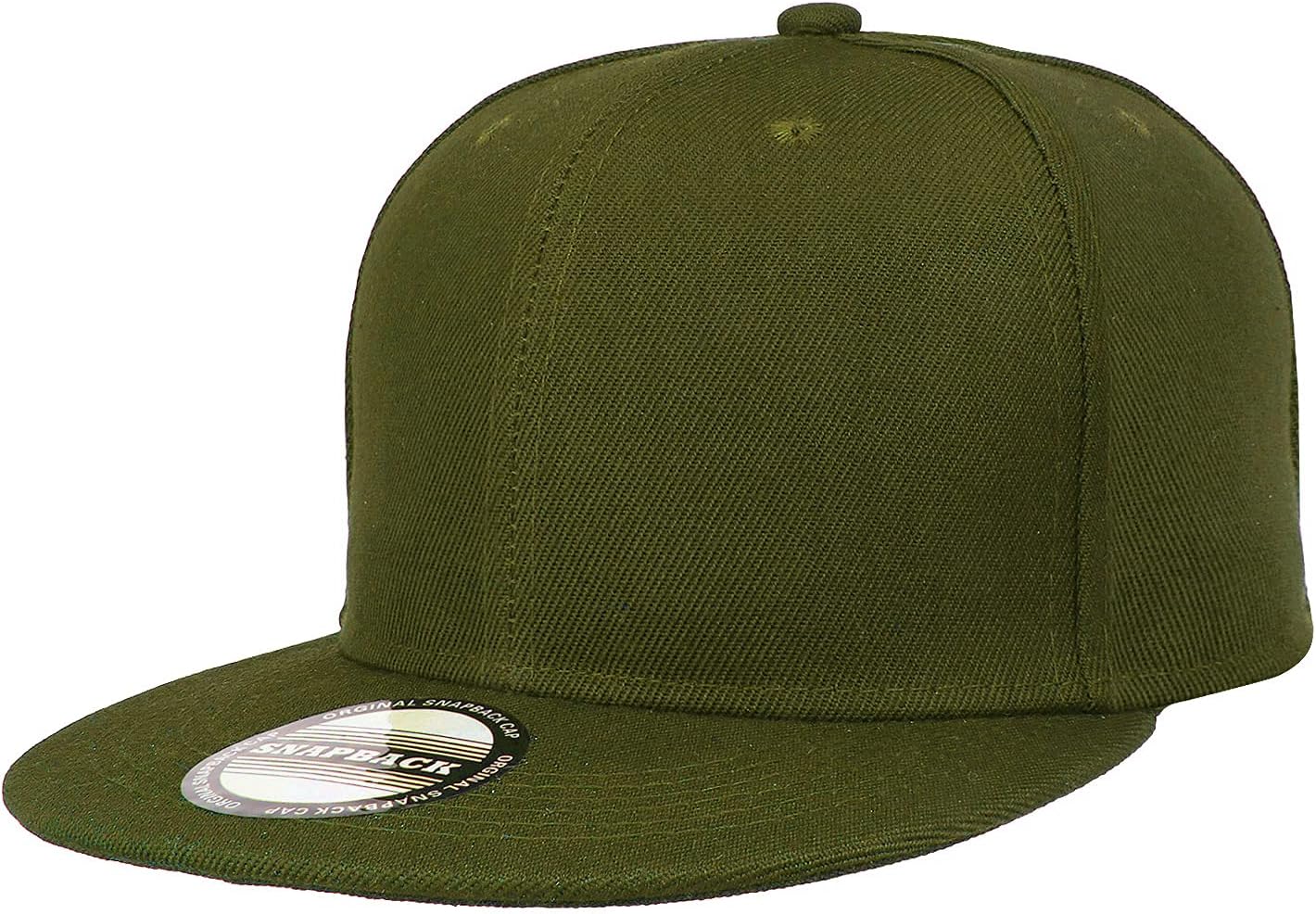 Aurora Base Classic Adjustable Snapback Hat Army Green