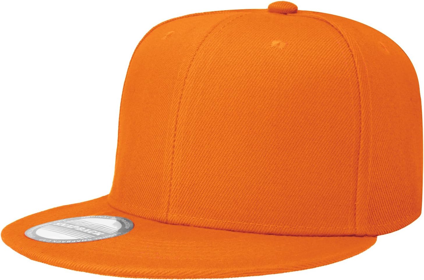 Aurora Base Classic Adjustable Snapback Hat Orange