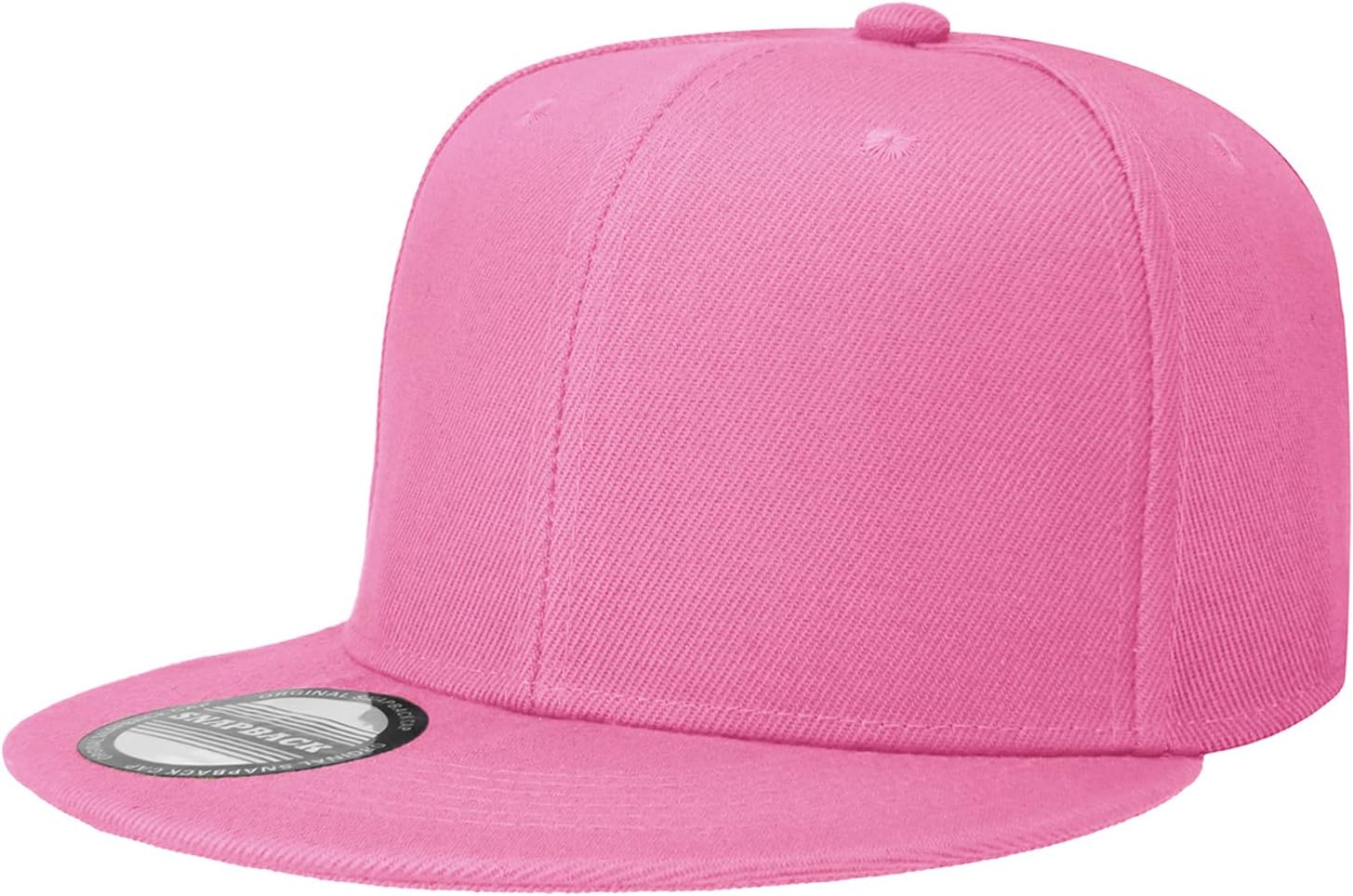 Aurora Base Classic Adjustable Snapback Hat Pink