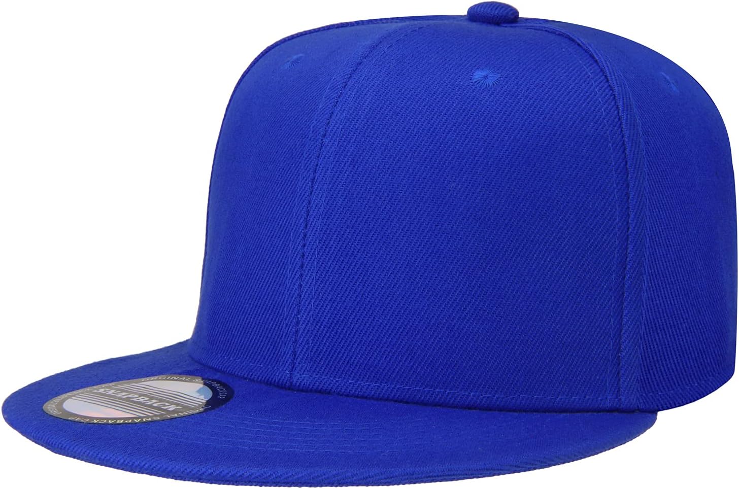 Aurora Base Classic Adjustable Snapback Hat Royal Blue