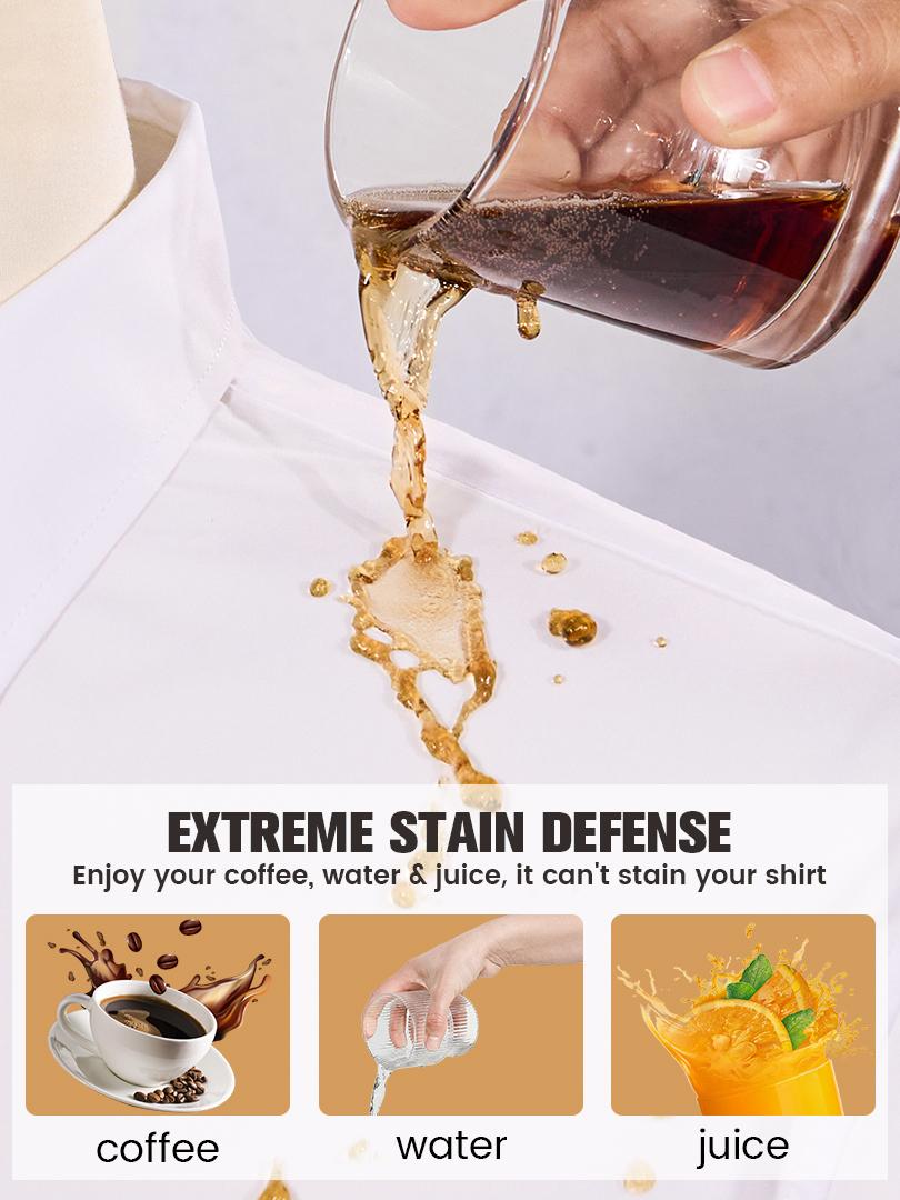 Alimen Stain Resistant Short Sleeve Mens Dress Shirts with Pocket, All Business Casual Occasions Waterproof Button Down Shirts for Men, Classic Style & Regular Fit Business Casual Work Formal Water Resistant Shirts with Pocket for Summervibes tiktokshops Alimen Stain Resistant Short Sleeve Mens Dress Shirts with Pocket, All Business Casual Occasions Waterproof Button Down Shirts for Men, Classic Style & Regular Fit Business Casual Work Formal Water Resistant Shirts with Pocket for Summervibes tiktokshops