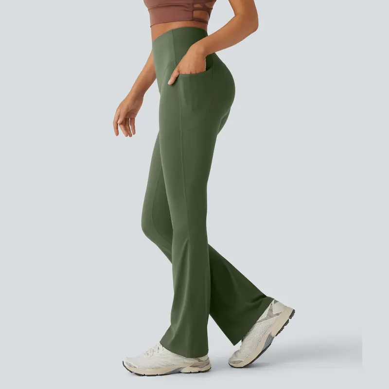 Aurora Base Women's High-Waisted Yoga Bootcut Leggings - XS-3XL media image 13