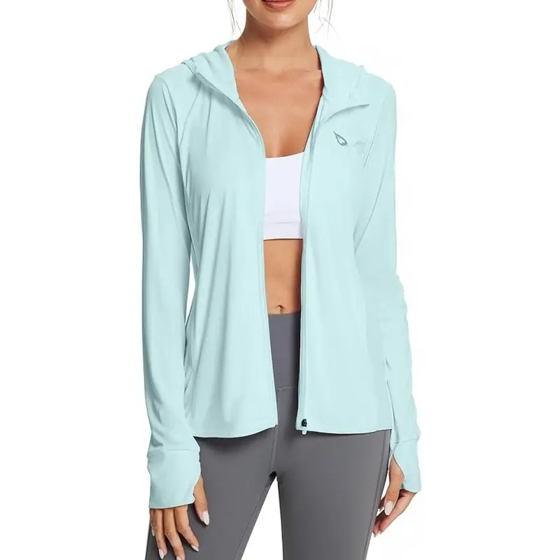 Aurora Base Women's UPF 50+ Lightweight Sun Protection Hoodie media image 12