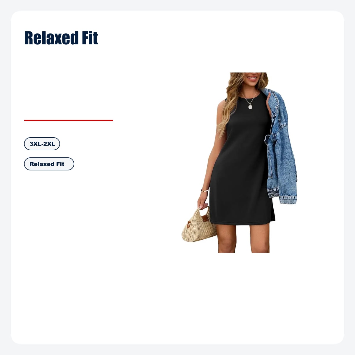Dresses for Women 2026 Casual Summer Sundresses Sleeveless Tank Dress - Relaxed Fit