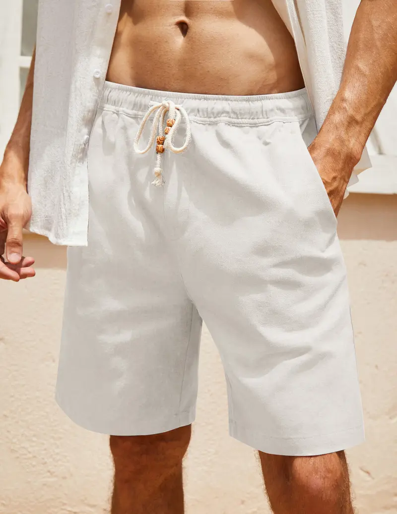 Men's Linen Drawstring Shorts product image