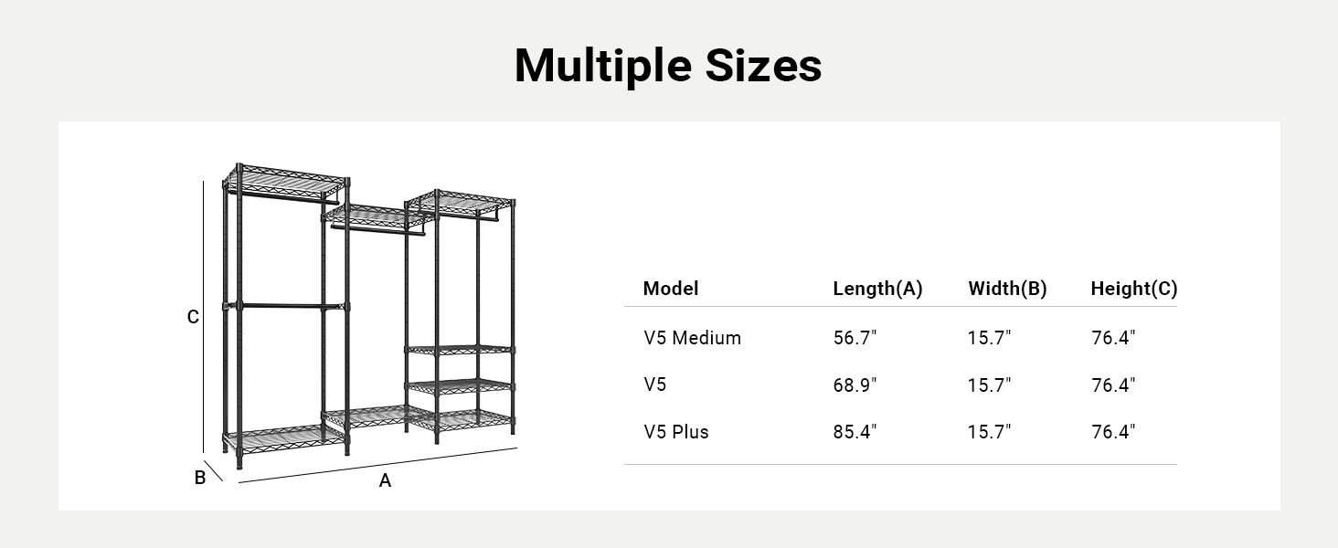 VIPEK V5 Series Size Guide
