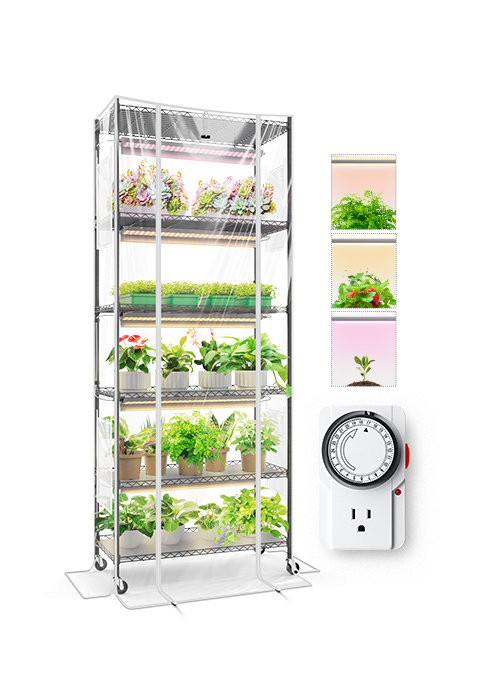 greenhouse with grow light indoor plant stand plant shelf indoor greenhouse