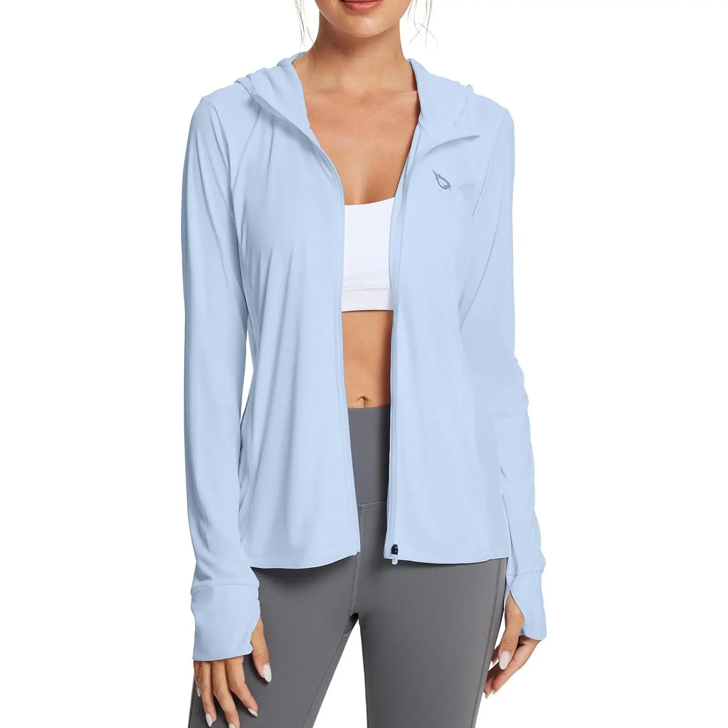 Aurora Base Women's UPF 50+ Lightweight Sun Protection Hoodie media image 10