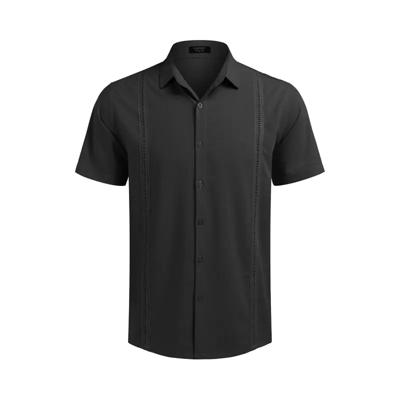Men's Cuban Guayabera Short Sleeve Shirt product image 8