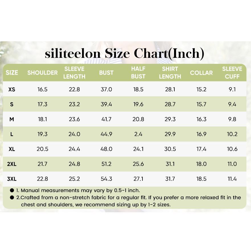 Siliteelon Striped Button Down Shirts for Women Dress Shirts for Spring and Summer Old Money Outfits Long Sleeve Collared Office Work Shirt with Pocket Comfy Business Casual & Chic | Designer Style Inspo tiktokshopspringglowup Summervibes