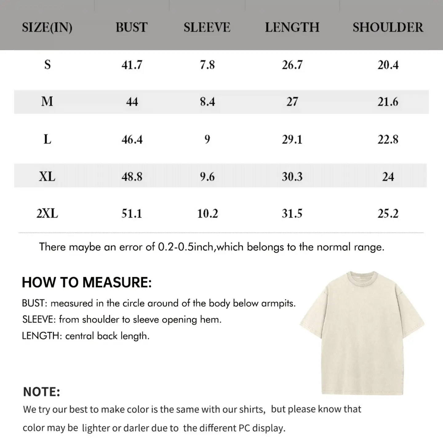 Unisex Oversized T-Shirt Acid Wash Loose Fit Vintage Washed Tee Short Sleeve Streetwear Casual Basic Crewneck Top Summer Baggy