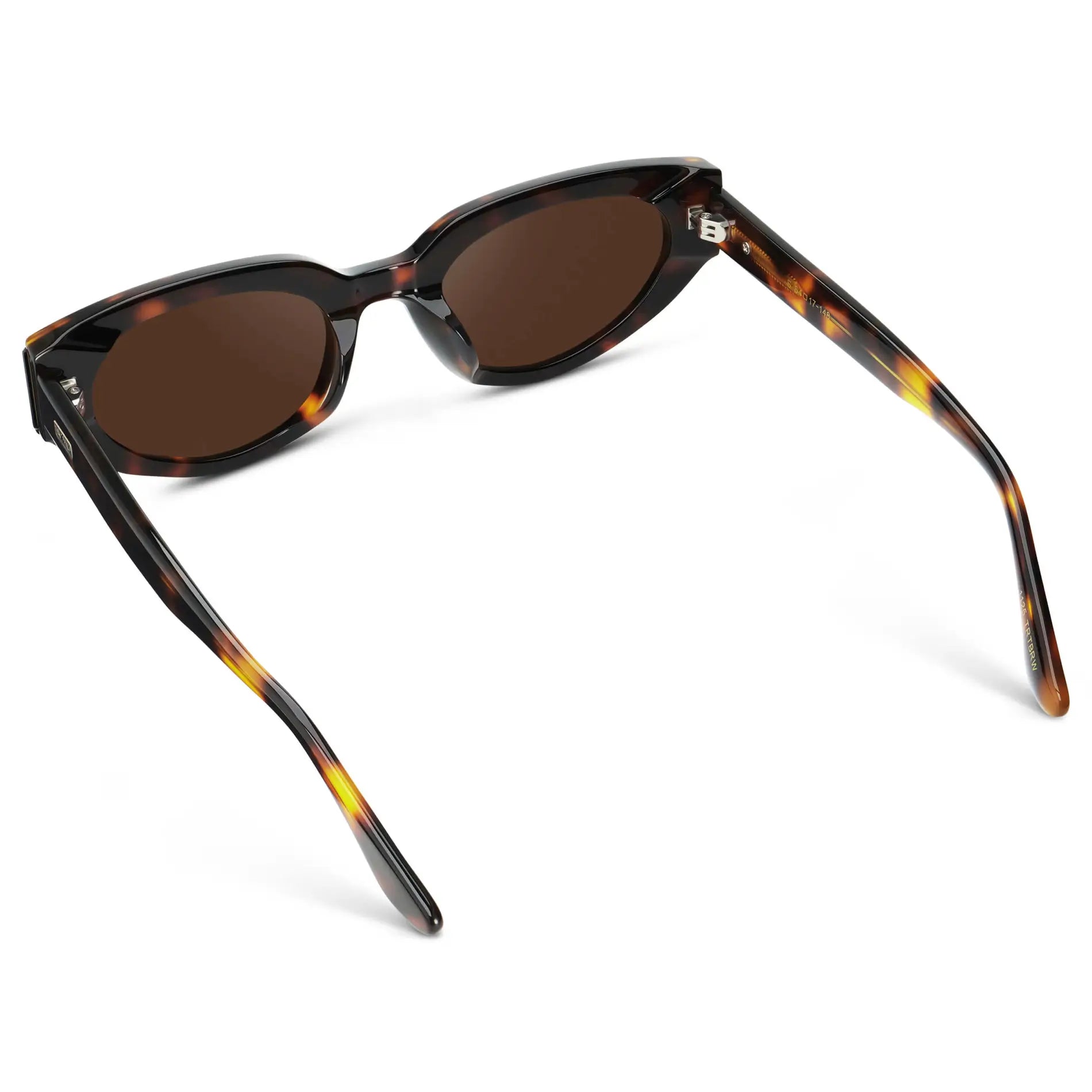Aurora Astra cat-eye sunglasses in Brown Tortoise with dark brown lens