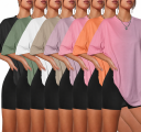 1 Black 1 White 1 Army Green 1 Khaki 1 Dark Pink 1 Orange 1 Pink 1 Orchid
