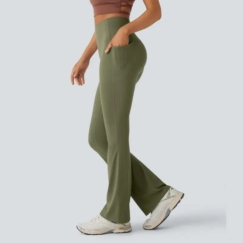 Aurora Base Women's High-Waisted Yoga Bootcut Leggings - XS-3XL media image 12