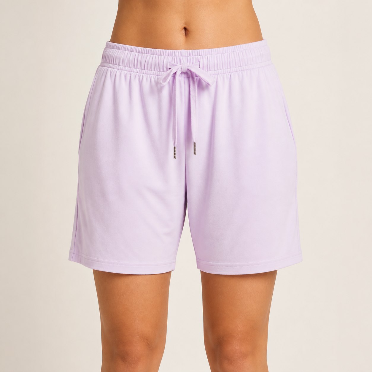 Unisex Cloud Shorts Multi-Piece Lounge Sets Front View front-view