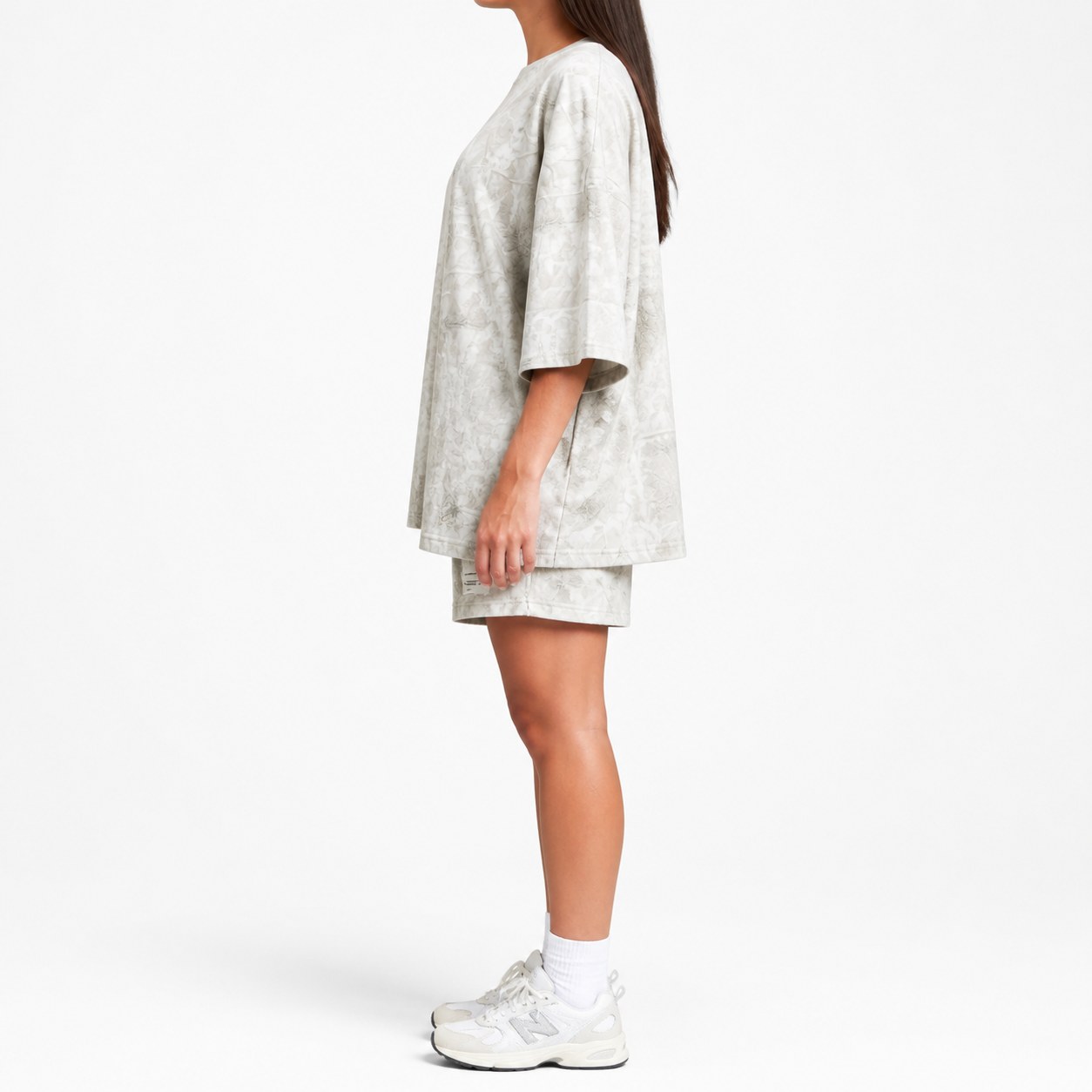 Oversized Camo Tee Multi-Piece Sets SIDE VIEW side view