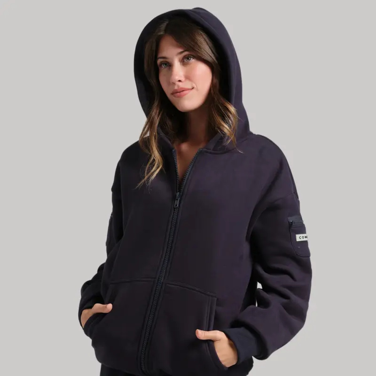 Travel Zip Hoodie 6PCS Sets SIDE side view