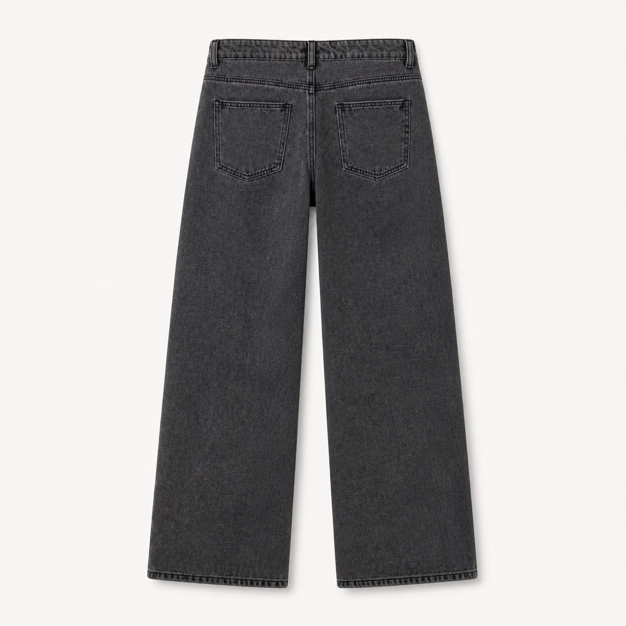Low-Rise Baggy Jeans 6PCS Packs back baggy jeans view image