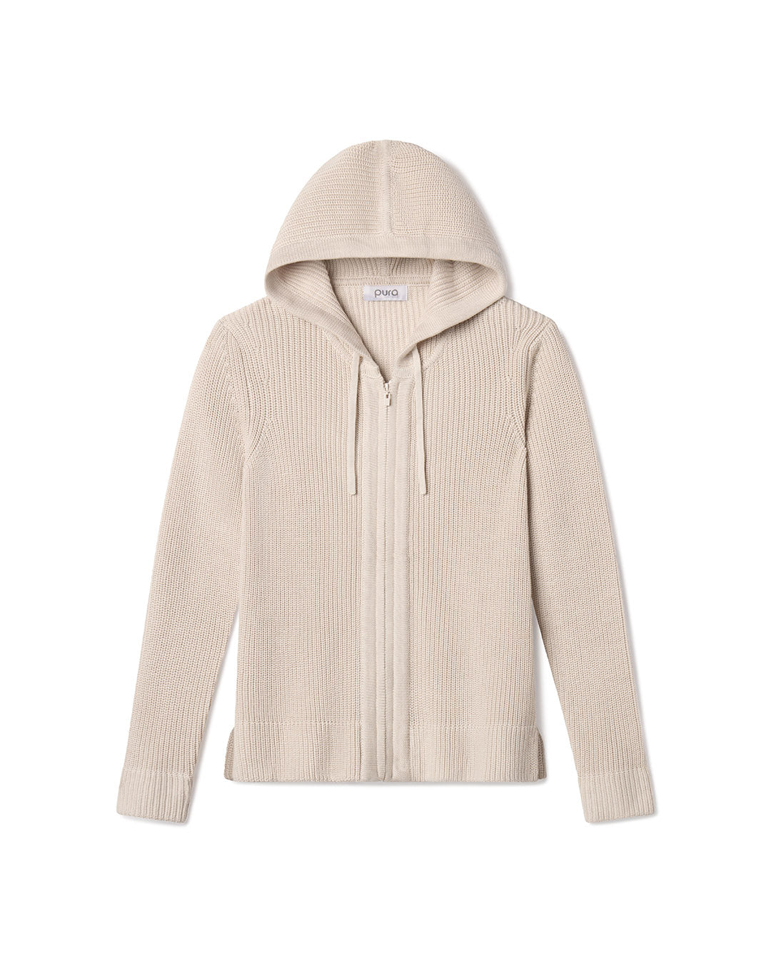 Women's Cotton Fisherman Zip Hoodie image 5