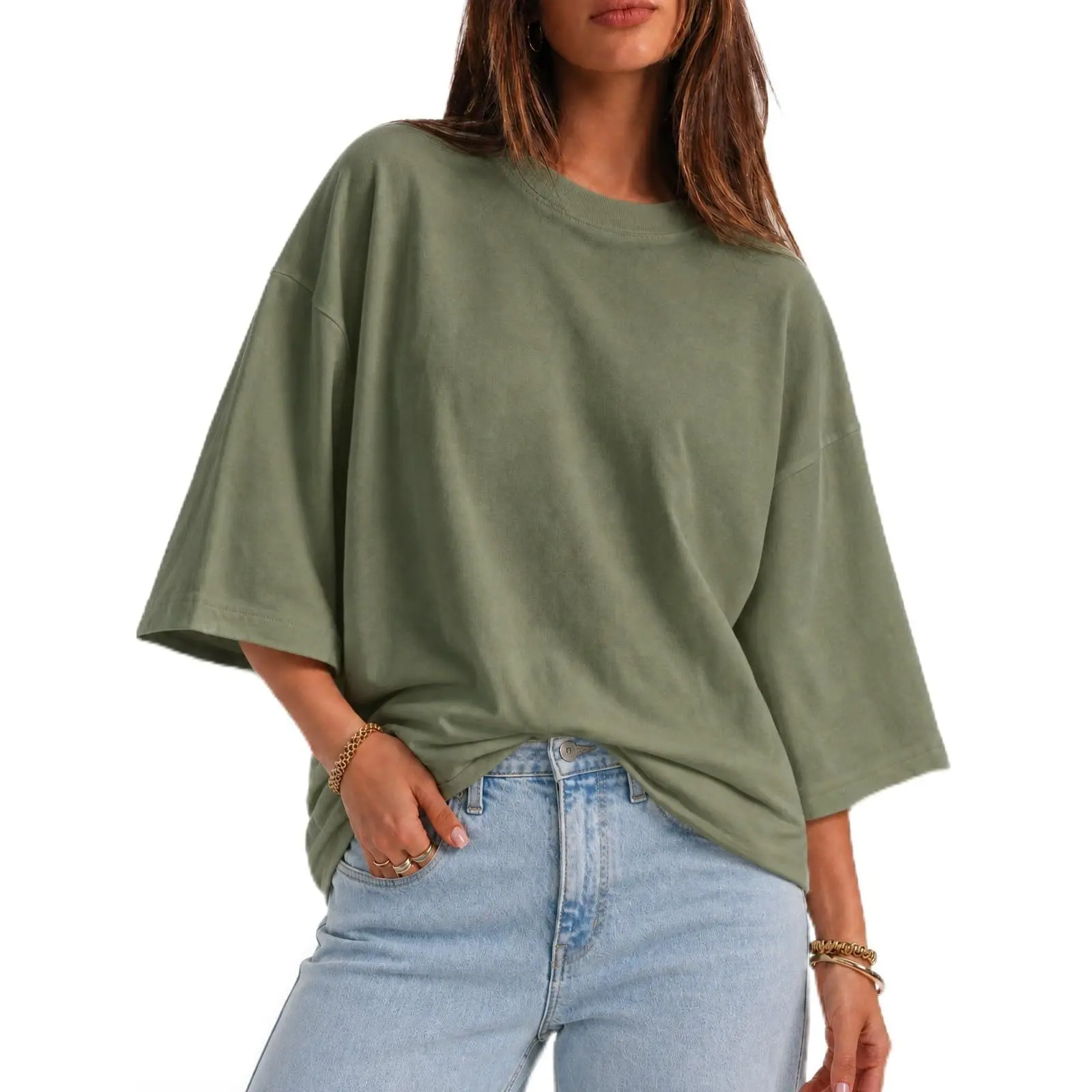 Women's oversized cotton t-shirt product image 11