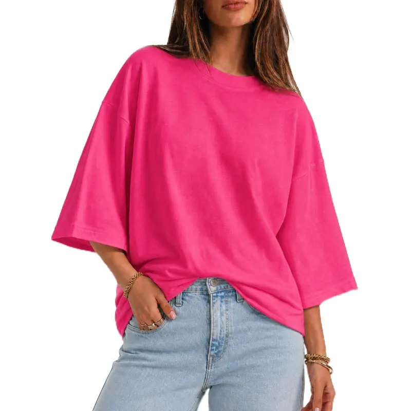 Women's oversized cotton t-shirt product image 12