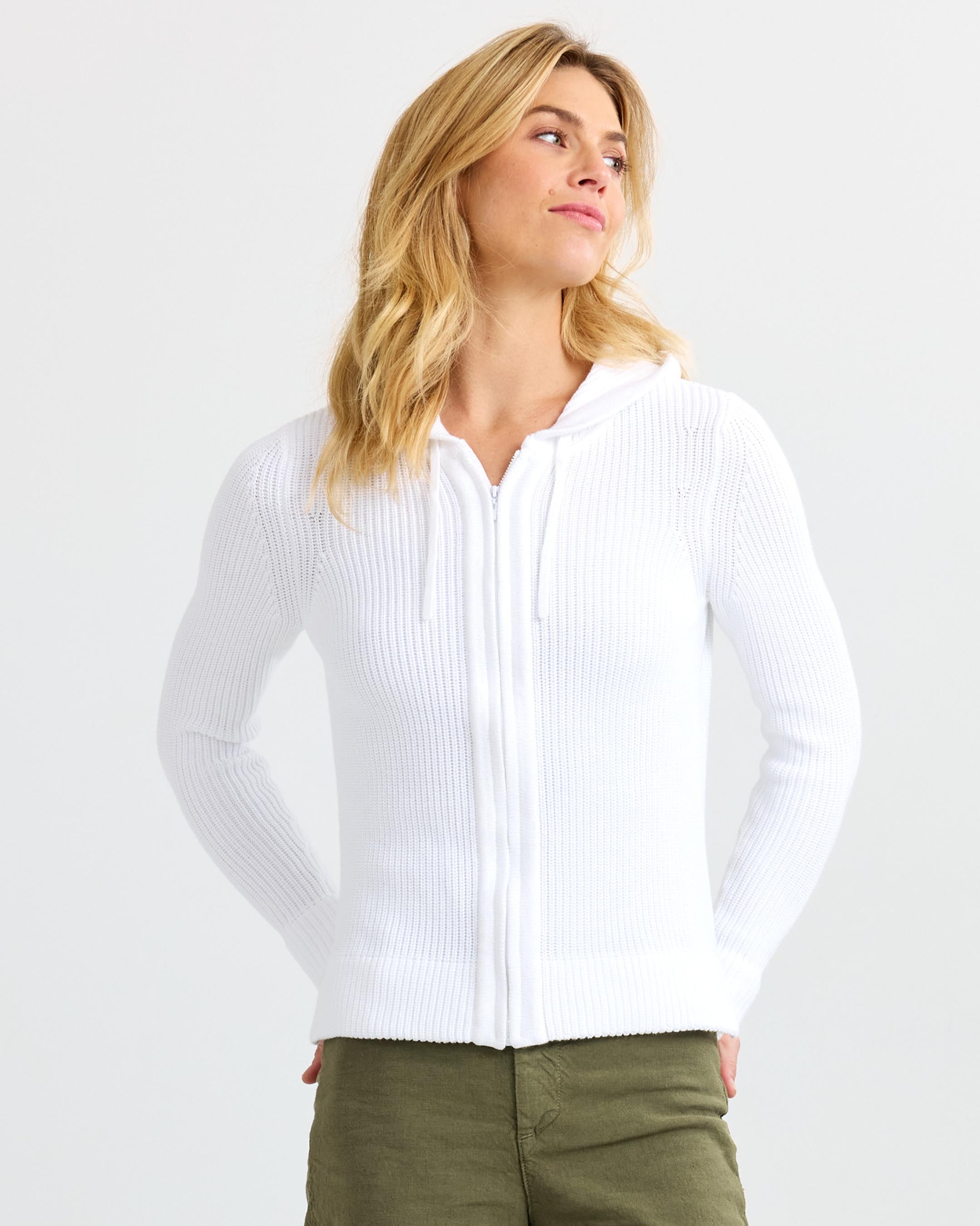Women's Cotton Fisherman Zip Hoodie product image 12