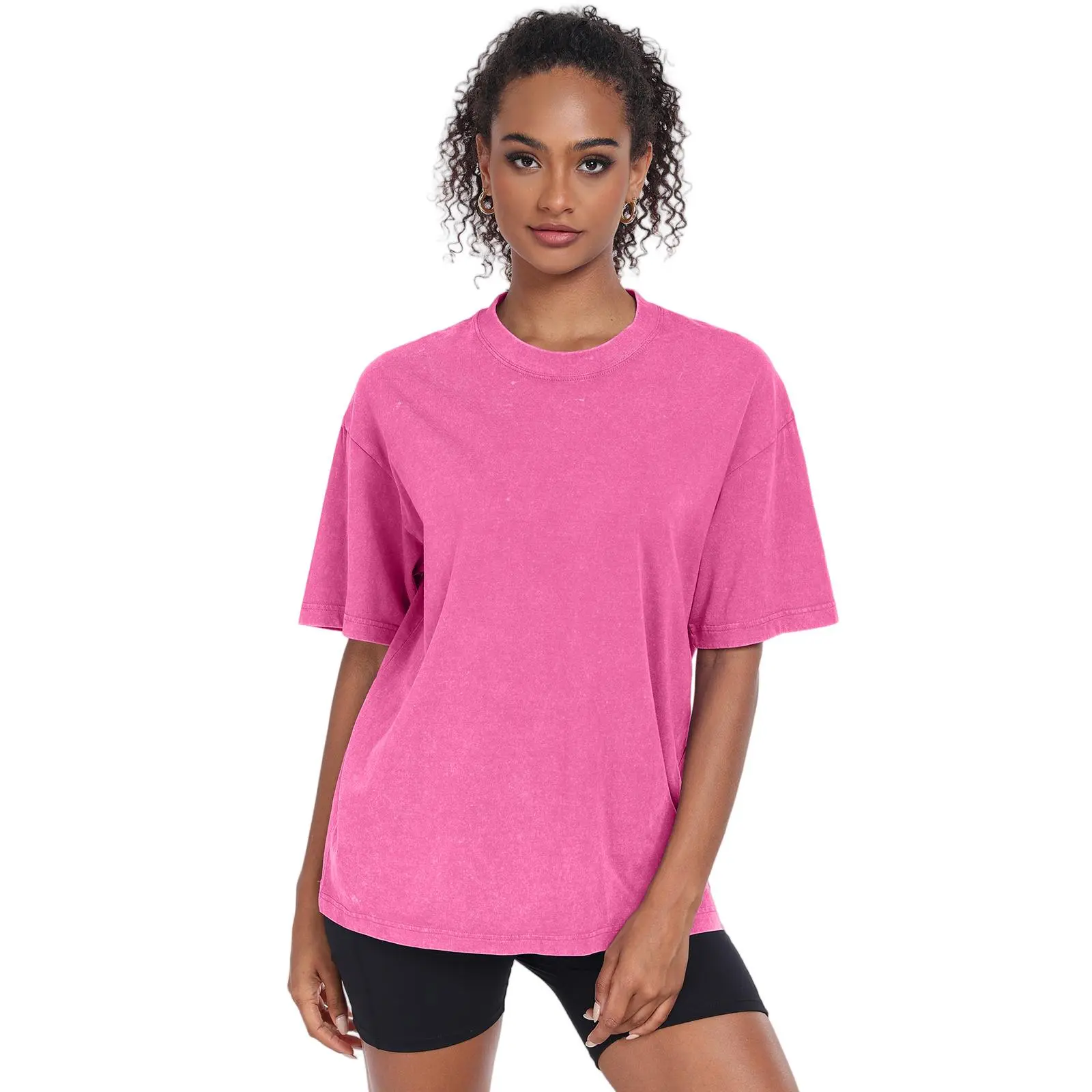 Aurora Base Women's Oversized Acid Wash T-Shirt product image 20