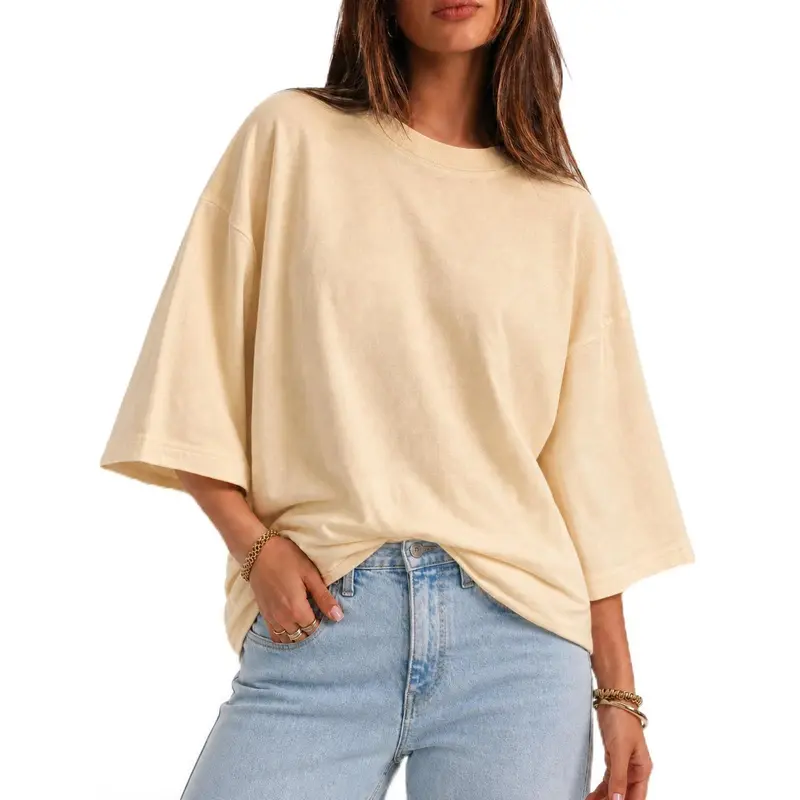 Women's oversized cotton t-shirt product image 15