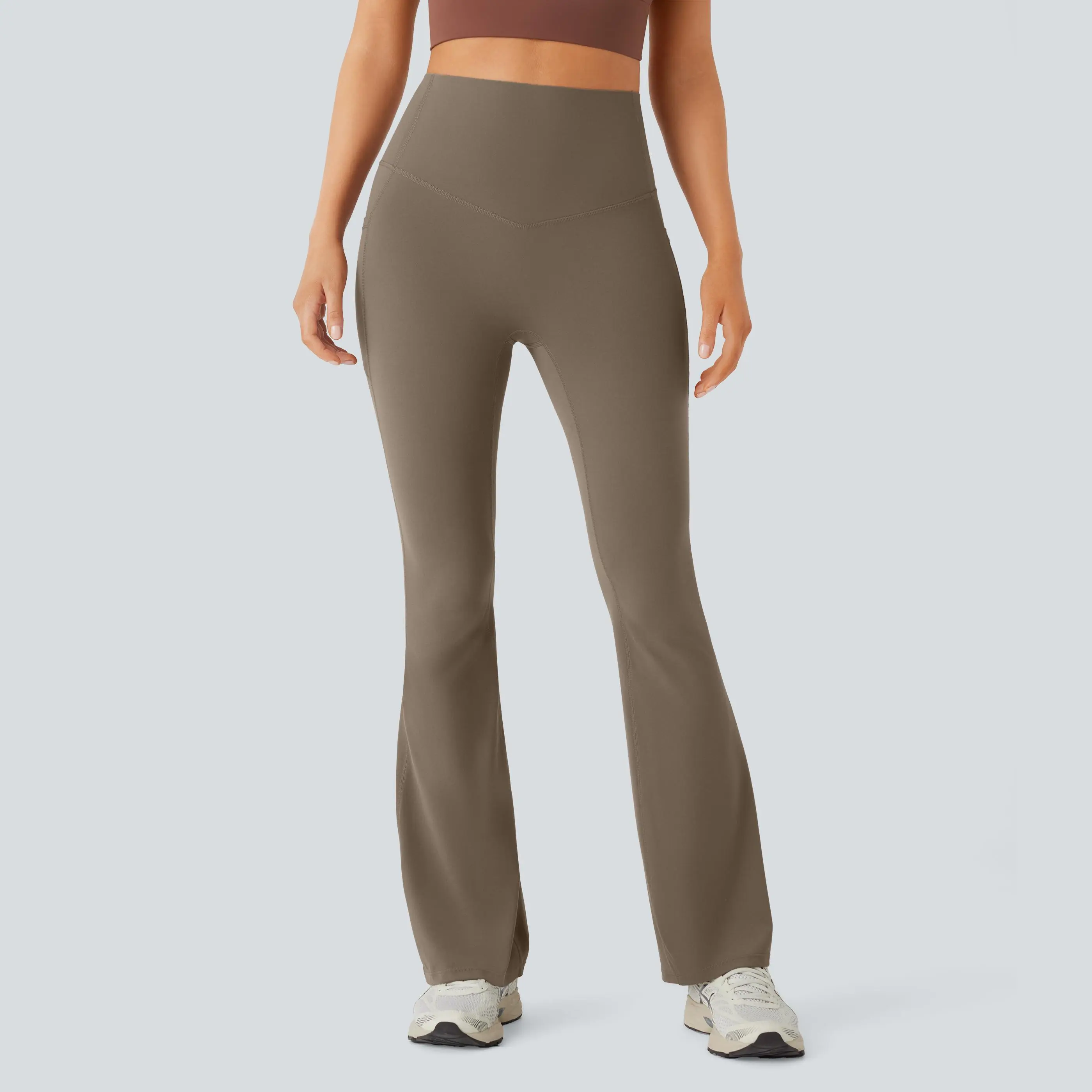 Aurora Base Women's High-Waisted Yoga Bootcut Leggings - XS-3XL media image 5