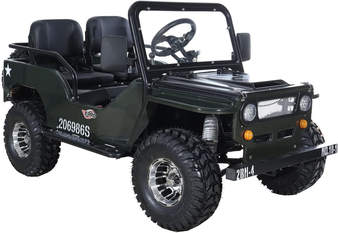 125cc Mini Jeep | Willys Edition | 3-Speed | Off Road | Gasoline Engine