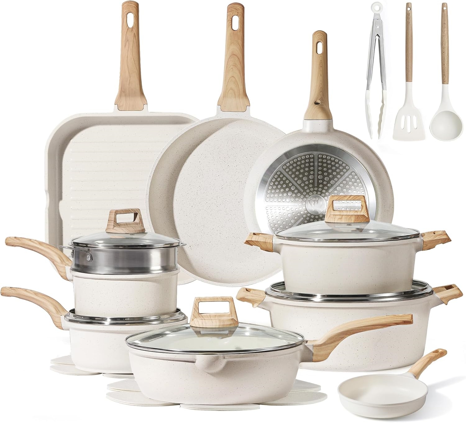 21Pcs Pots and Pans Set
