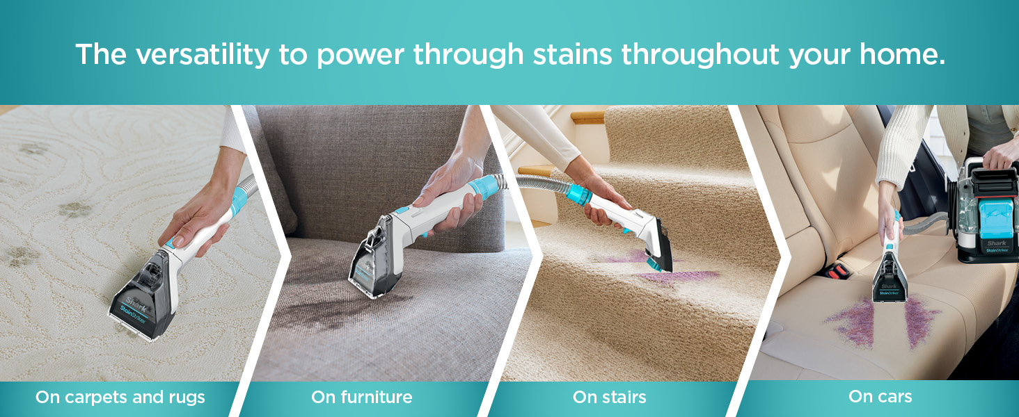 The versatility to power through stains throughout your home.
