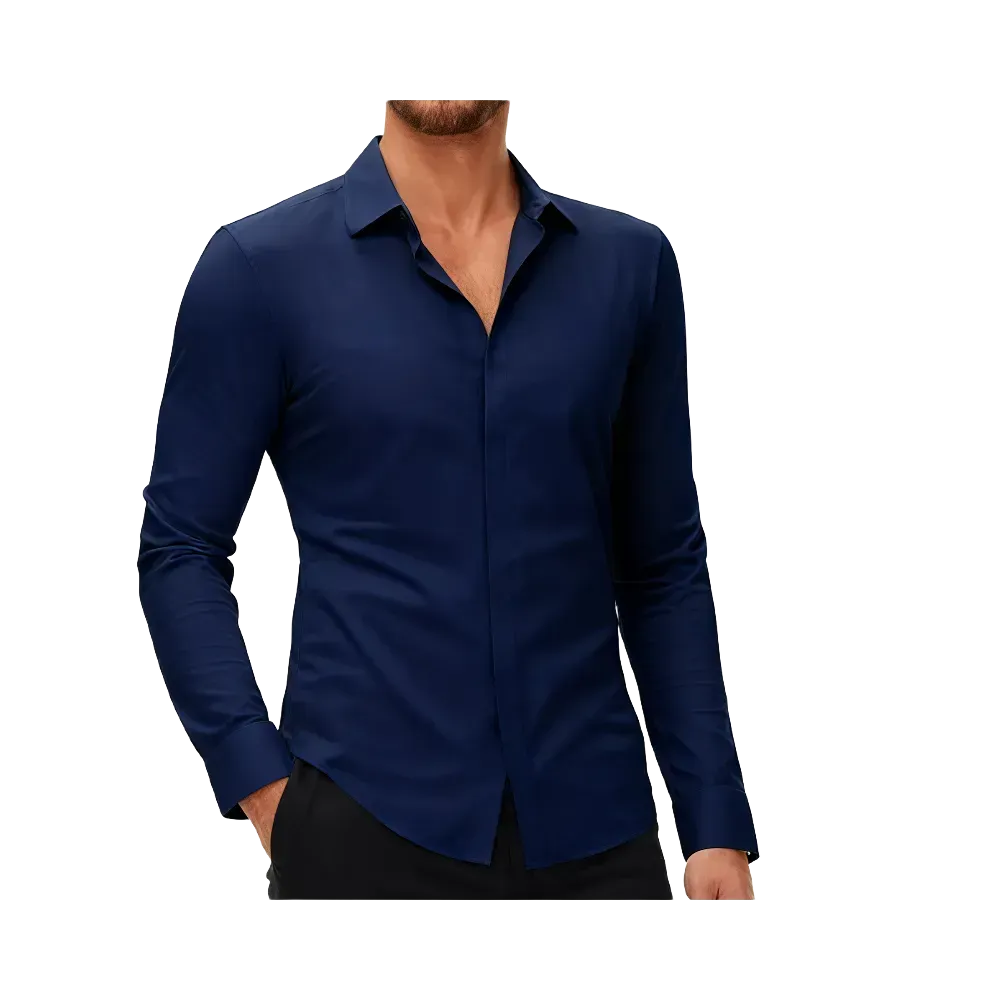 Men's Long-Sleeve Stretch Shirt