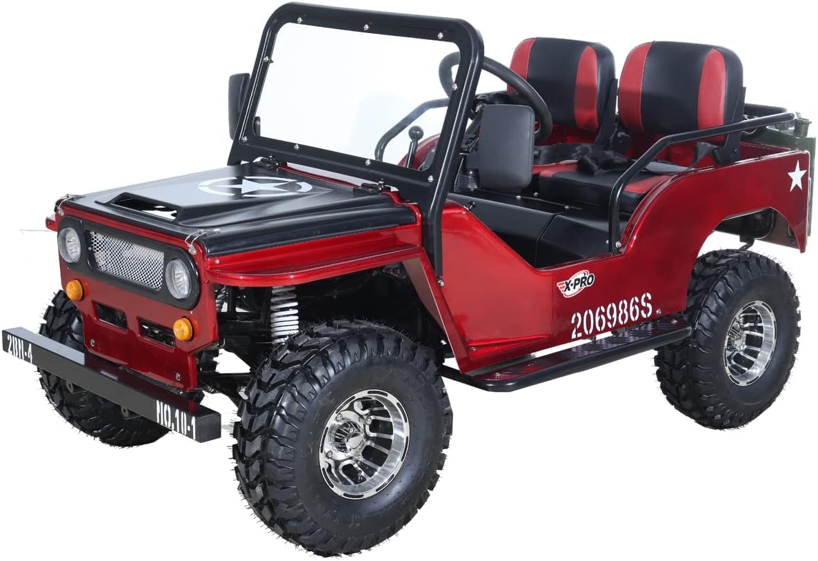 125cc Mini Jeep | Willys Edition | 3-Speed | Off Road | Gasoline Engine
