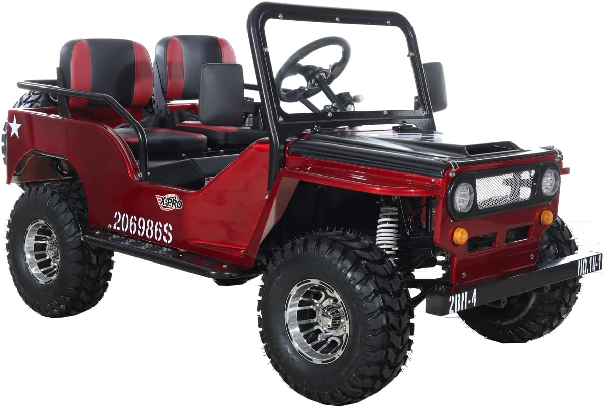 125cc Mini Jeep | Willys Edition | 3-Speed | Off Road | Gasoline Engine