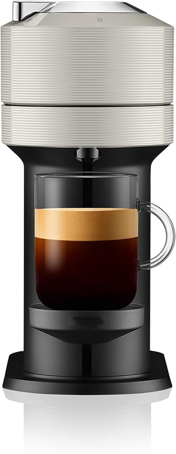 Vertuo Next Coffee and Espresso Maker by Breville, with Aeroccino Milk Frother, Light Grey(Buy 2 And Get Free Shipping)