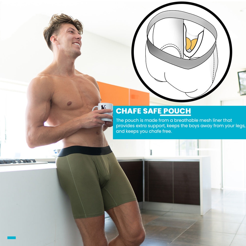 Men's Moisture-Wicking Boxer Brief 6-Pack