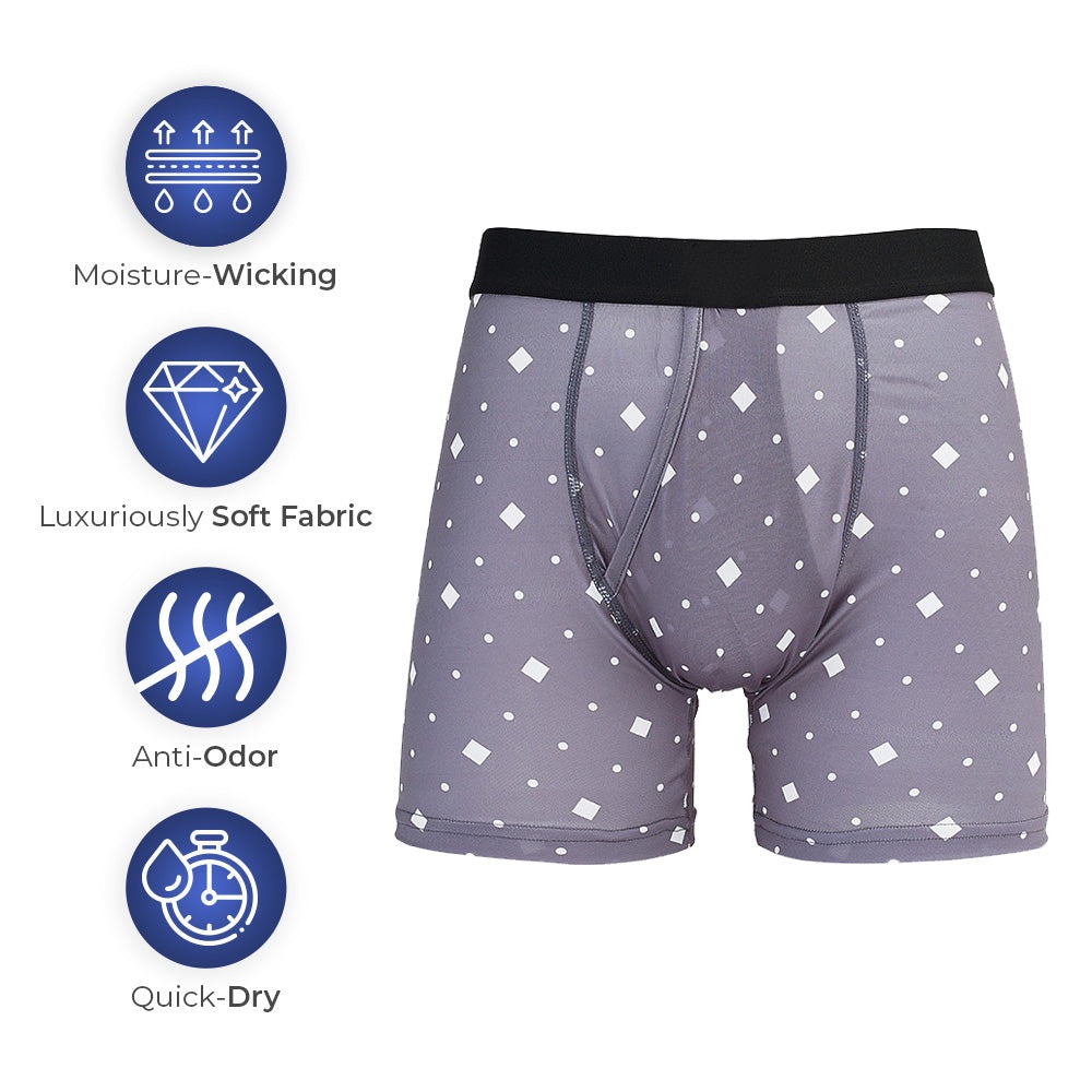 Men's Moisture-Wicking Boxer Brief 6-Pack